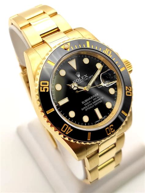 rolex submariner yellow gold for sale|Rolex Submariner yellow gold price.